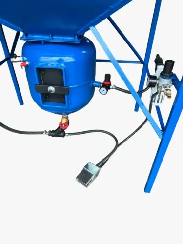Cabine Para Jateamento Presurizada 3 Em 1 Azul