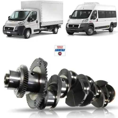VIRABREQUIM COM RETENTOR ORIGINAL FIAT DUCATO 2.3 EURO 6 2018 2019 2020 2021 - 504017281