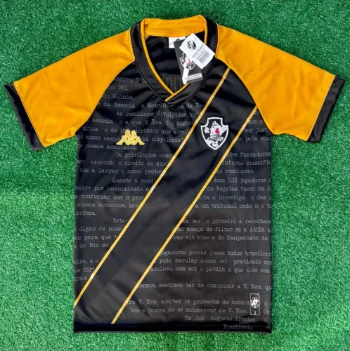 Camisa do Vasco Faixa Preta (8 a 10 anos)