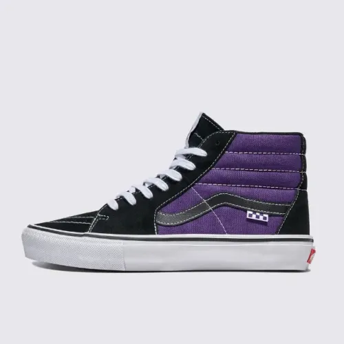 Tênis Vans Skate Sk8 Hi Purple Black Unissex.