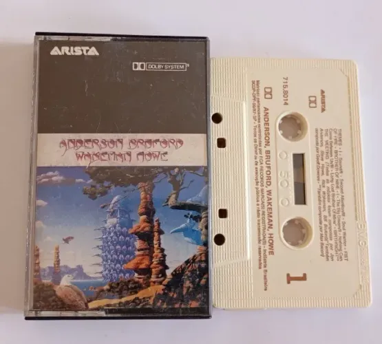 Fita K7 Cassete Anderson Bruford Wakeman Howe