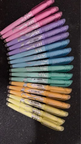 Canetas Pilot Frixion apagáveis coloridas