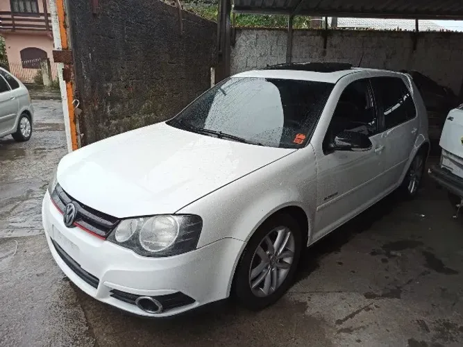 Sucata Para Retirada De Peças Golf Sportline 1.6 2012 Branco Completo