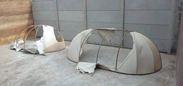 Toldo colonial- Tenta dome para janelas portas e jardim - Estrutura