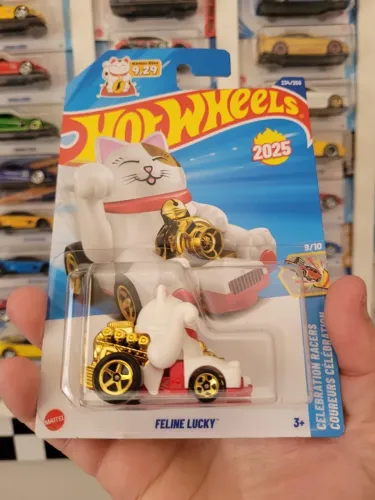 Feline Lucky Temático Hot Wheels.