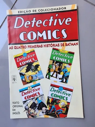 Revista gibi do Batman e do Superman do inicio destes.