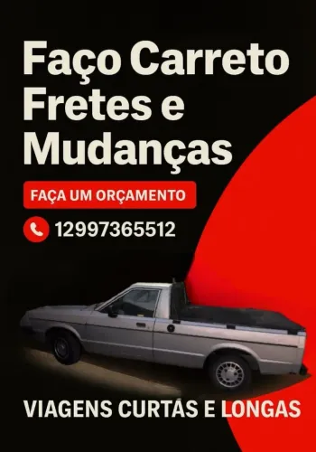 Faço carreto, fretes e mudanças 
