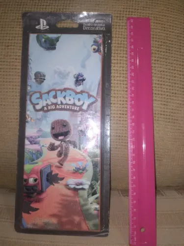 Little Big Planet Placa Decorativa 30cm Metal Sony Aberta