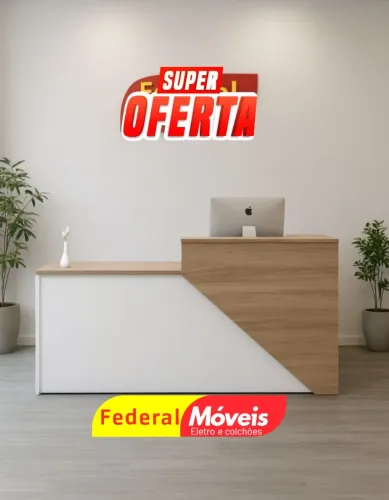 Balcão de Atendimento 0,93x1,71x0,61 - Compacto, prático e resistente!