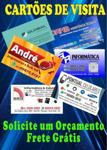 CARTÕES DE VISITA