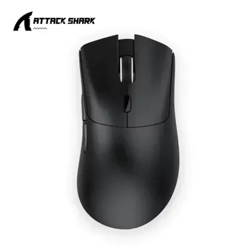 Mouse Gamer Attack Shark R1 - 18.000 DPI, PAW3311, Tri-Mode, 1000Hz, Ultra Leve