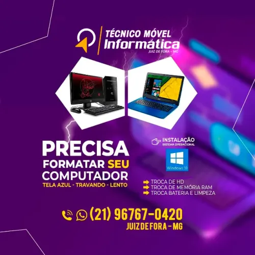 Manutenção e Formatação em Computadores em sua residência ou empresa