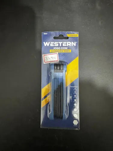 Jogo de chaves Torx Western com 8 peças