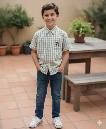 Camisa social infantil Nova Tam 8 anos tenho outras cores e modelos