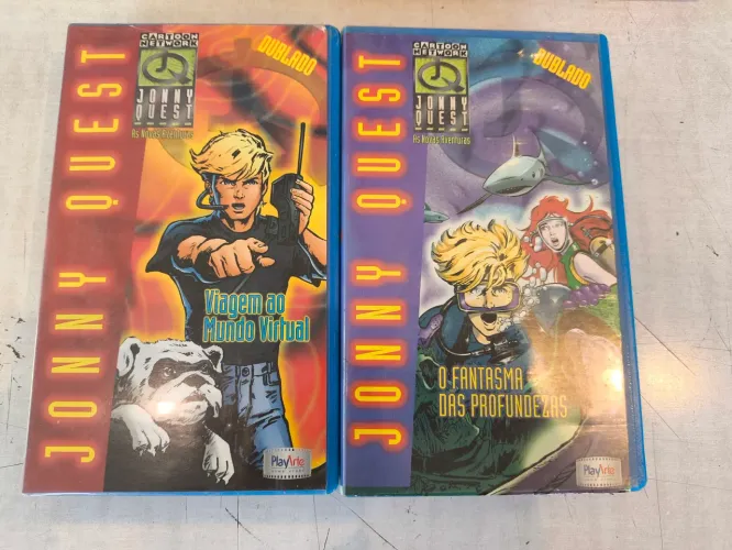 FITA  VHS  - Jonny Quest 2 unidades  BEM CONSERVADAS PARA COLECIONADORES 