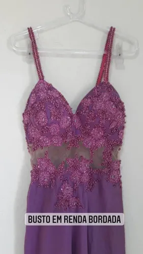Vestido de Festa Longo Fúcsia