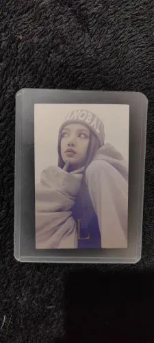 BlackPink Lisa Lalisa Black Album Photocard EXTREMAMENTE RARO PRIMEIRA IMPRESSÃO 