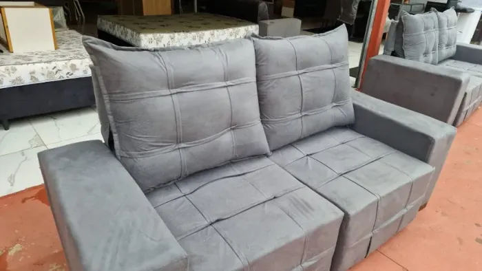 Sofá retrátil e reclinavel 