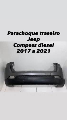 Parachoque traseiro Jeep Compass diesel 2017 18 19 20 2021 original 