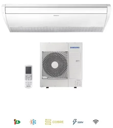 Ar-Condicionado Inverter Piso Teto 36000 BTUs Samsung Quente e Frio 220v - nunca usado