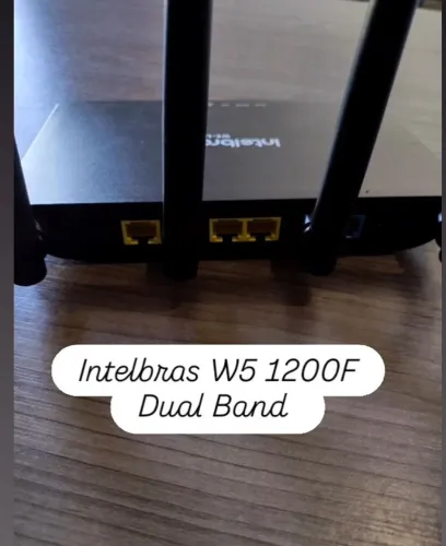 Roteador 4 antenas Intelbras w5 1200F