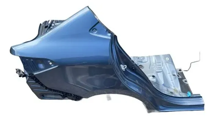 Recorte Lateral Yaris 2019 Traseiro Direito Azul
