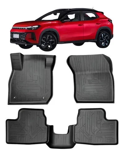 Jogo Tapete Bordas Elevadas Tipo Bandeja Vw Tera 2025...5pç