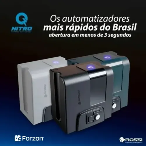 Motor para portão, Dz Atto Nitro, abertura em 3 segundos