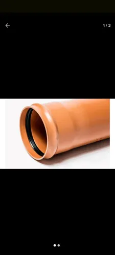 Tubo coletor de esgoto PVC Ocre diam. 150mm Padrão Sabesp 