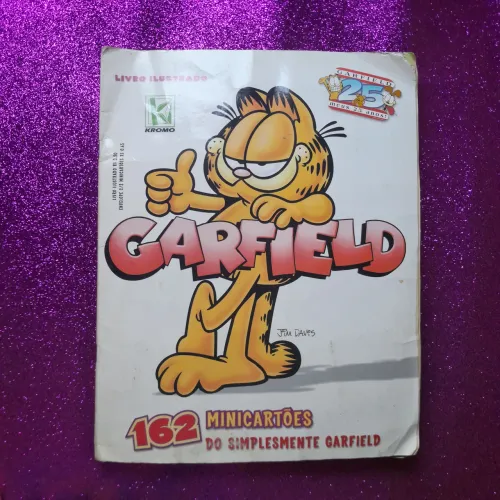 Livro Ilustrativo Garfield 25 Anos Faltando Apenas um minicartão