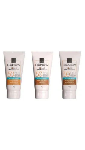 PROTETOR SOLAR COM BASE RENEW