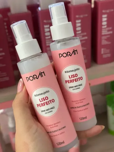 LISO PERFEITO SPRAY ANTI FRIZZ - Poran