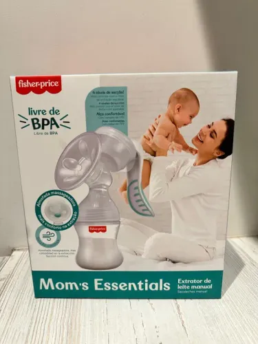 Extrator de Leite Manual Fisher-Price Mom's Essentials - Livre de BPA