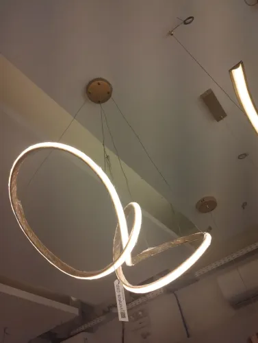 Lustre Moderno LED 45w em Aço Inoxidável