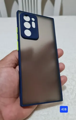 Capinha de celular Samsung Note20 Ultra azul 