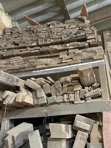 Madeira demolição para artesanato 
