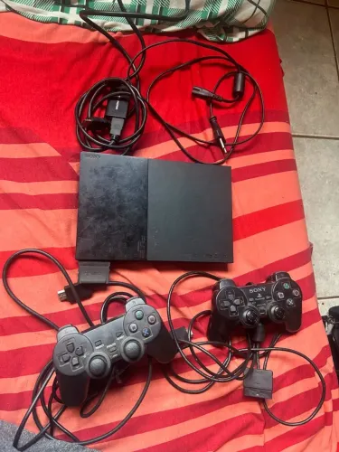 Ps2 com jogos