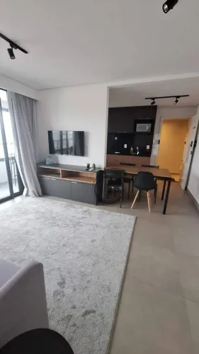 Apartamento com 1 dormitório para alugar, 50 m² por R$ 5.000/mês - Ponta da Praia - Santos