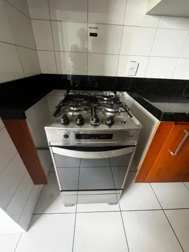 Fogão Brastemp Ative! 4 Bocas Inox com Grill e Timer Digital - Funcionando Perfeitamente