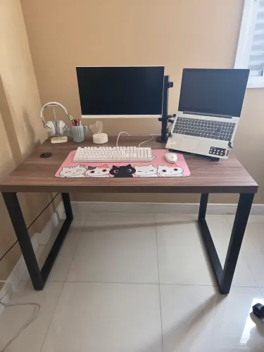Mesa para Computador 1,20m + Suporte para Monitor e Notebook