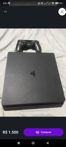 PS4 usado bem conservado