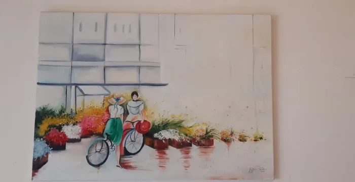 Quadro pintura à óleo 