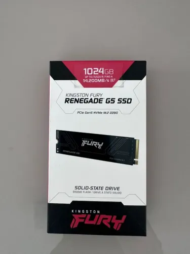 SSD Kingston FURY Renegade, 1TB, Gen5 até 14.200MB/s - NOVO!