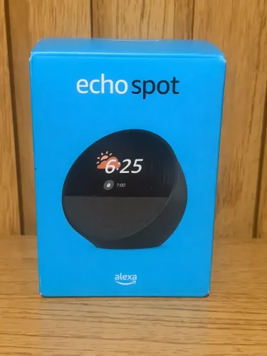 Echo Spot com Alexa (Geração mais recente) | Despertador inteligente com som vibrante