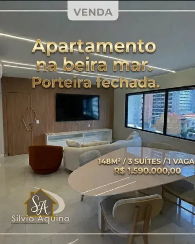 APARTAMENTO NA BEIRA MAR!