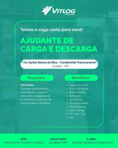 Ajudante de carga e descarga