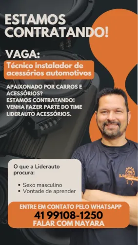 Instalador de Som e Acessórios Automotivos - Liderauto Acessóros e Estética Automotiva