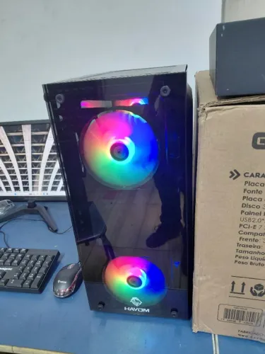 Cpu - Pc Gamer i5 7500 Ssd 480 Ram 16Gb Gtx 750 Ti Monitor 19 Zerado