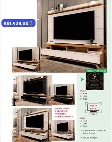 Painel e Rack 3Gavetas