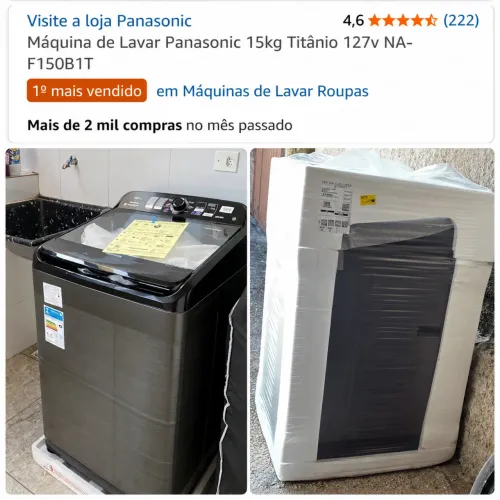 MÁQUINA DE LAVAR 15KG